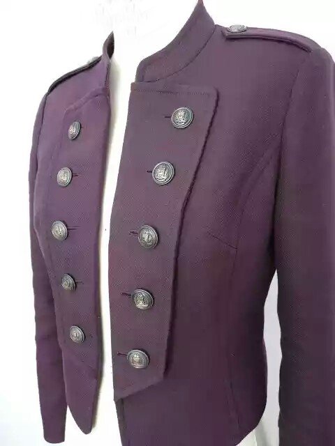 Ladies Military Jacket In Cotton Twill, Handmade Ladies Twill Jacket