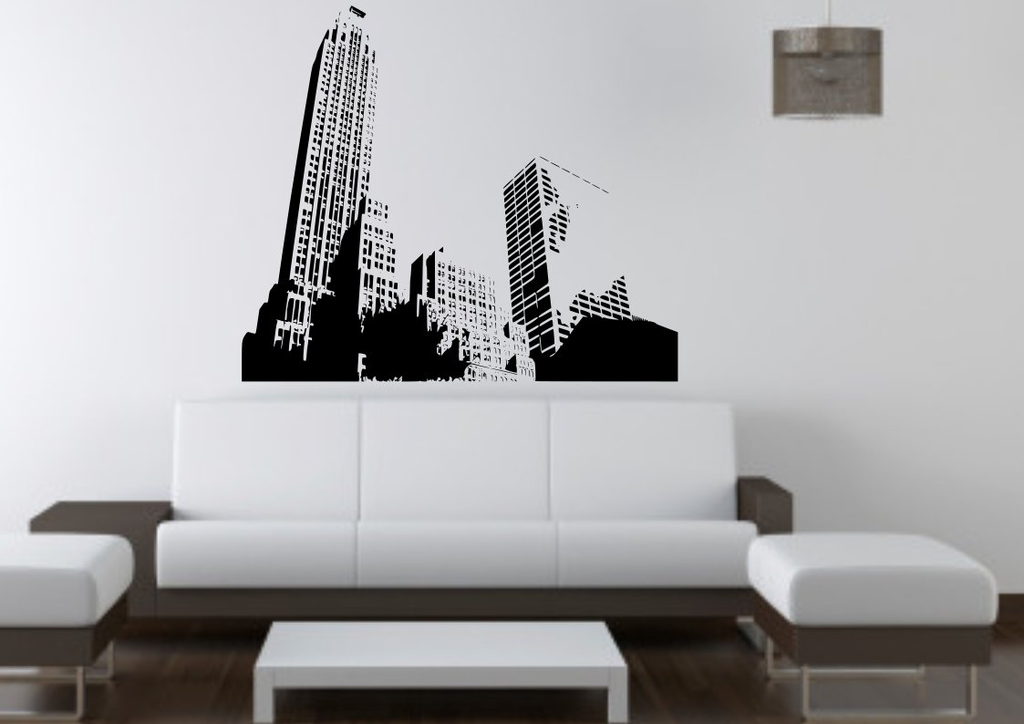 City Skyscrapers Large 30x50(inch)