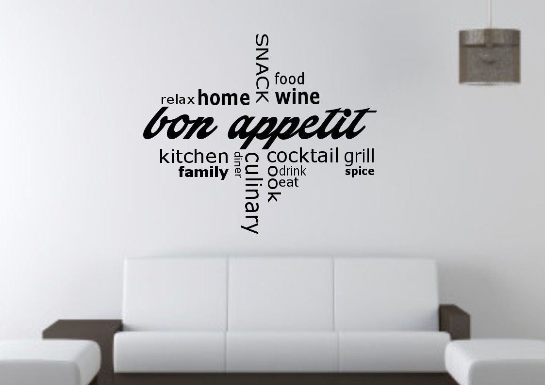 Kitchen Slogans Small 13x13(inch)