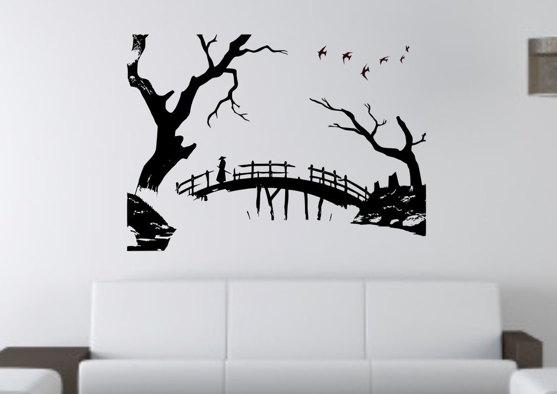 Japanese Samurai Scene Large 40x35(inch)