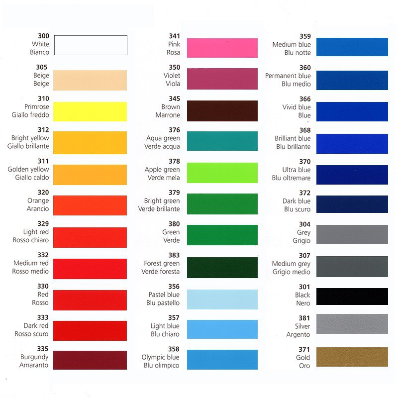 Matte Vinyl Any Colour 5 metre Roll by 610mm width