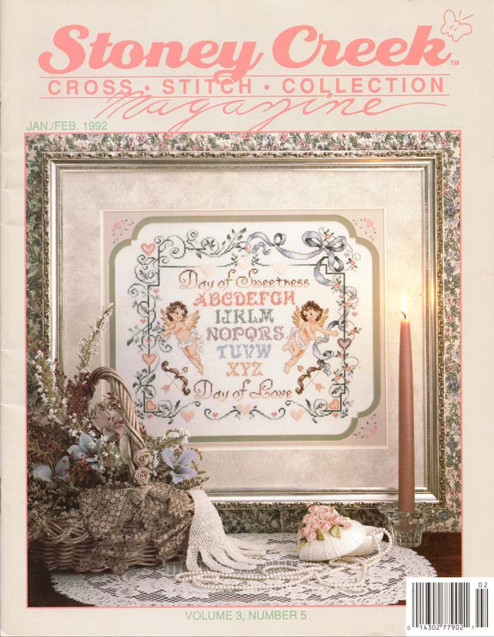 Stoney Creek Cross Stitch Collection Magazine January-February 1992 Issue 13 Designs