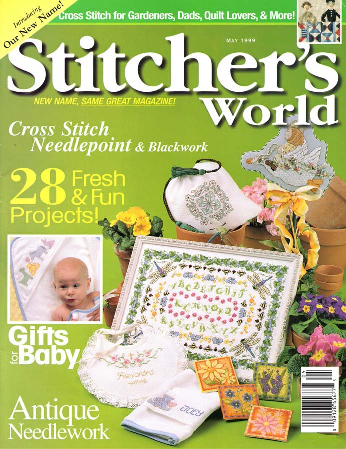Stitcher's World Magazine May 1999 Issue 28 Projects to Cross Stitch
