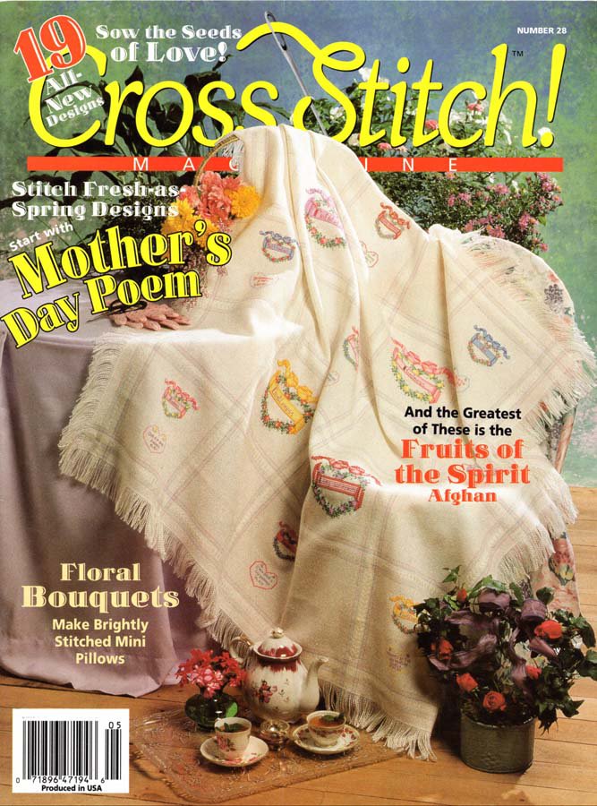 Cross Stitch Magazine Number 28 April-May 1995 Issue 19 Projects