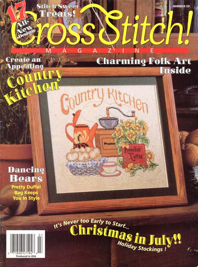 Cross Stitch Magazine Number 29 June-July 1995 Issue 17 Projects