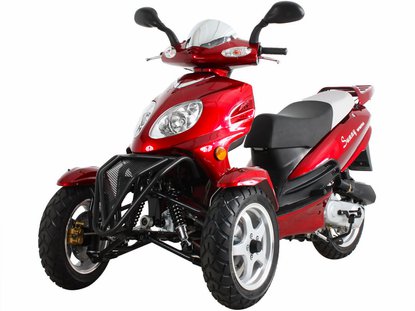 Sunny 50cc Two Front Wheels Reverse-Trike Scooter MC-D50TKA Price 450usd