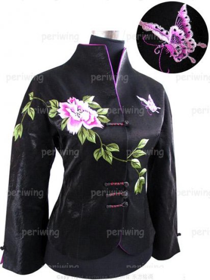 Black Flowered Jacket