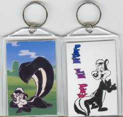 PEPE LE PEW KEYCHAIN..JUMBO SIZED
