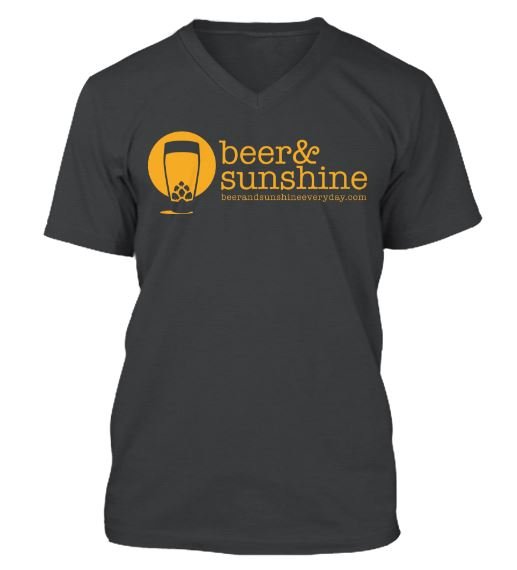 Women's 1X-LARGE T-Shirt Modern Logo beer and sunshine