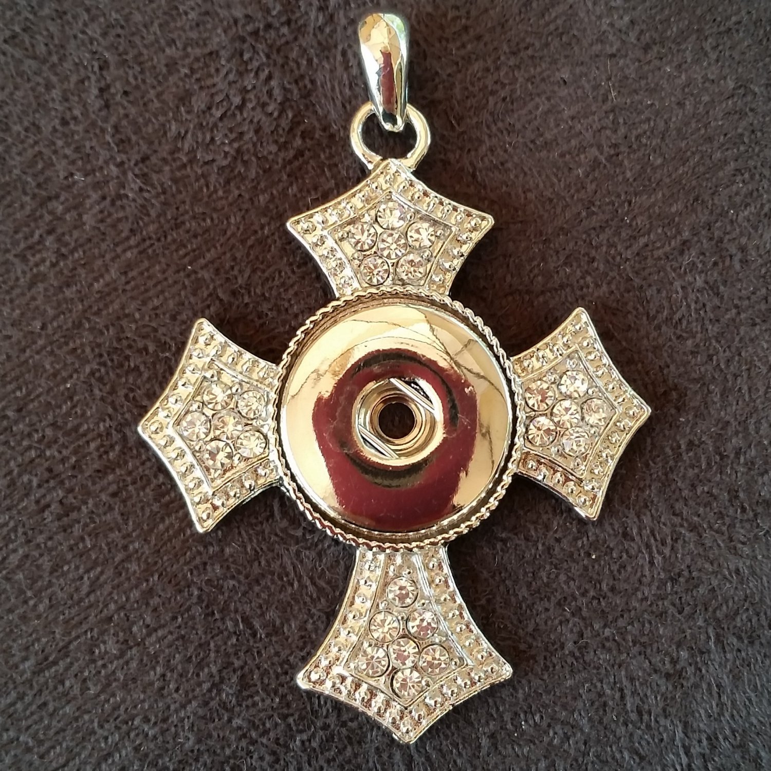 Medium Cross with Rhinestones