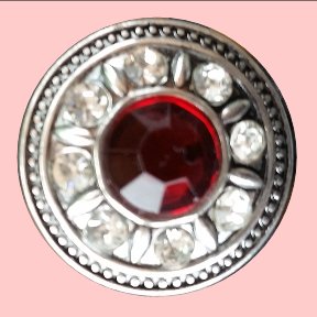 Garnet and Rhinestones