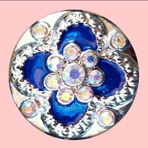 Blue Iridescent Snap