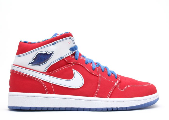 Air Jordan 1 - sport red/varsity blue-white