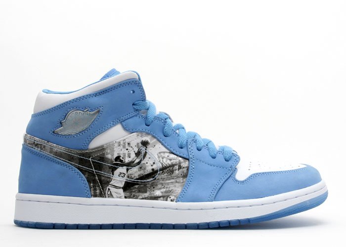Air Jordan 1 - white/university blue