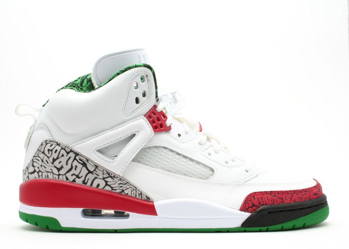 Nike Jordan Spiz'ike - white/varsity red-cool grey-classic green