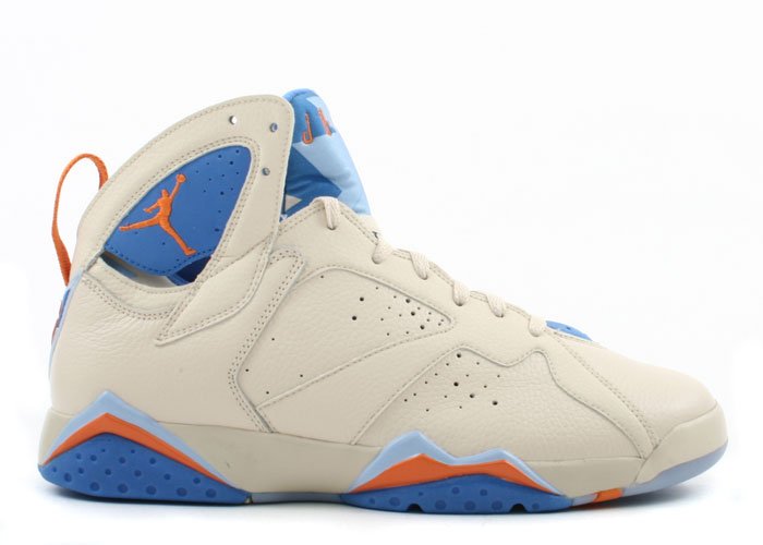 Air Jordan 7 - pearl white/bright ceramic-pacific blue