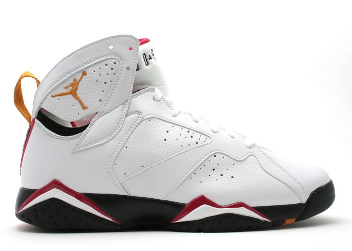 Air Jordan 7 - white/black cardinal-red bronze