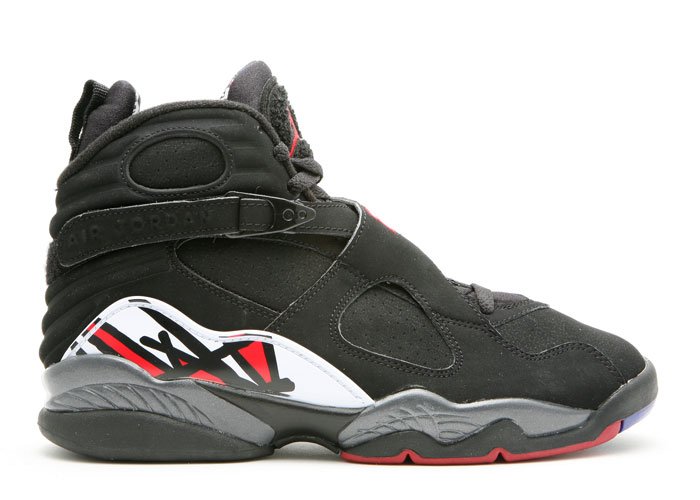 Air Jordan 8 - black/varsity red-white-bright concord