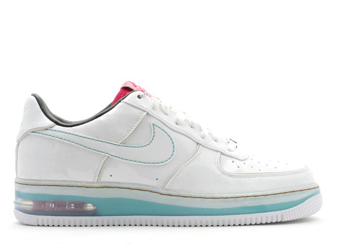 Air Force One Low - white/white-cerise-prds aqua