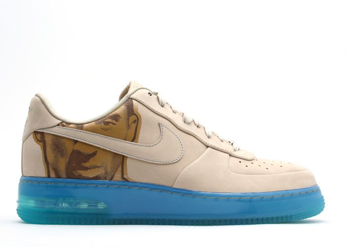 Air Force One Low - (kobe) linen/linen-university blue