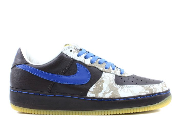 Air Force One Low - INDISE/OUT baroque brown/varsity royal-sail