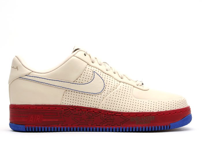 Air Force One Low - pearl white/pearl white-varsity red-varsity