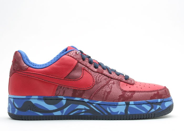 Air Force One Low - "paris" varisty red/varsity red-varsity royal