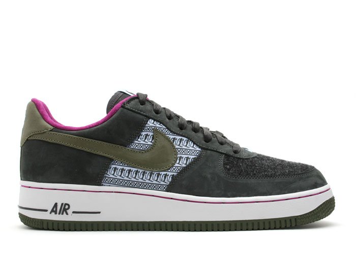 WOMENS Air Force One Low - "nordic pack" aluminum/army olive-dk charcoal