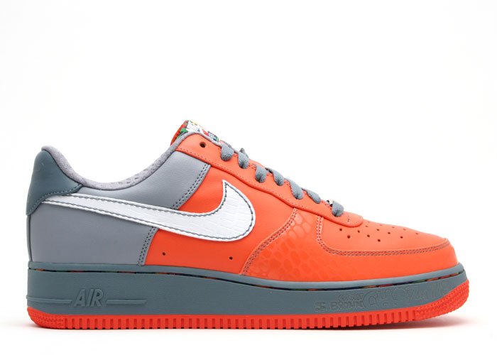 Air Force One Low - orange blaze/white-stealth-bl graphite