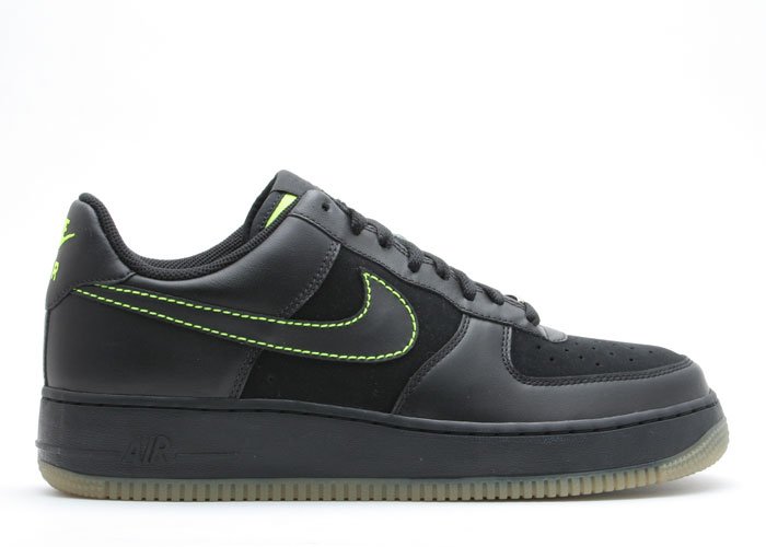 Air Force One Low - black/black-volt