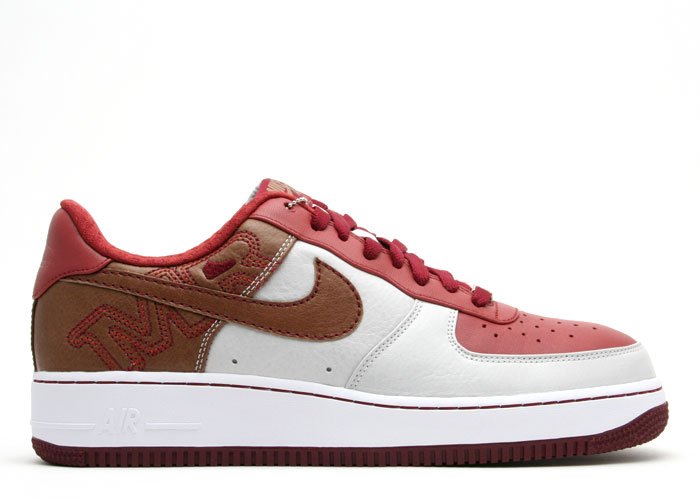 Air Force One Low - white/pinenut-terra cotta-team red