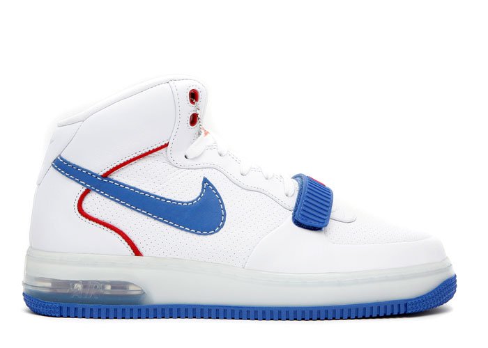 Air Force One Mid - "barkley pack" white/varisty royal-varsity red