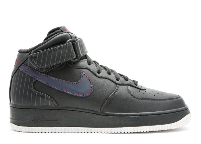 Air Force One Mid - "barkley pack" black/obsidian-team red