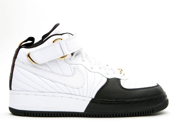 Nike Air Jordan & Air Force One Fusion - white/black-taxi