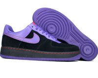 Air Force One Low - black / varsity purple / orange blaze