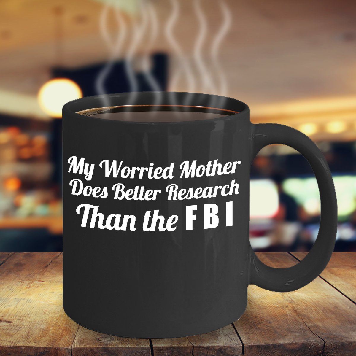TeesCloset Funny Dishwasher & Microwave Safe Ceramic Mugs for Mom on Mother's Day or Birthday