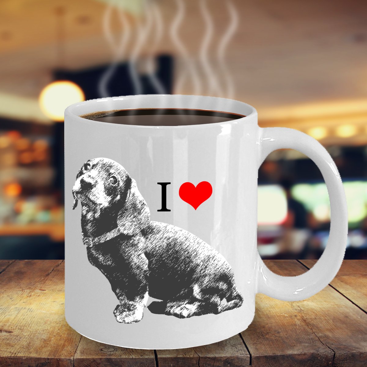 TeesCloset Funny Gift for Dachshund Lovers - Cute Coffee Mugs for Dachshund Owners