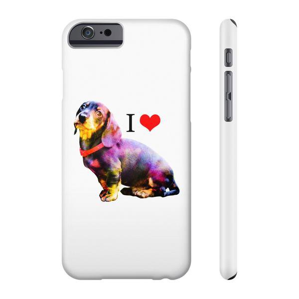 TeesCloset Slim Iphone 6/6s Case for Dachshund Fans