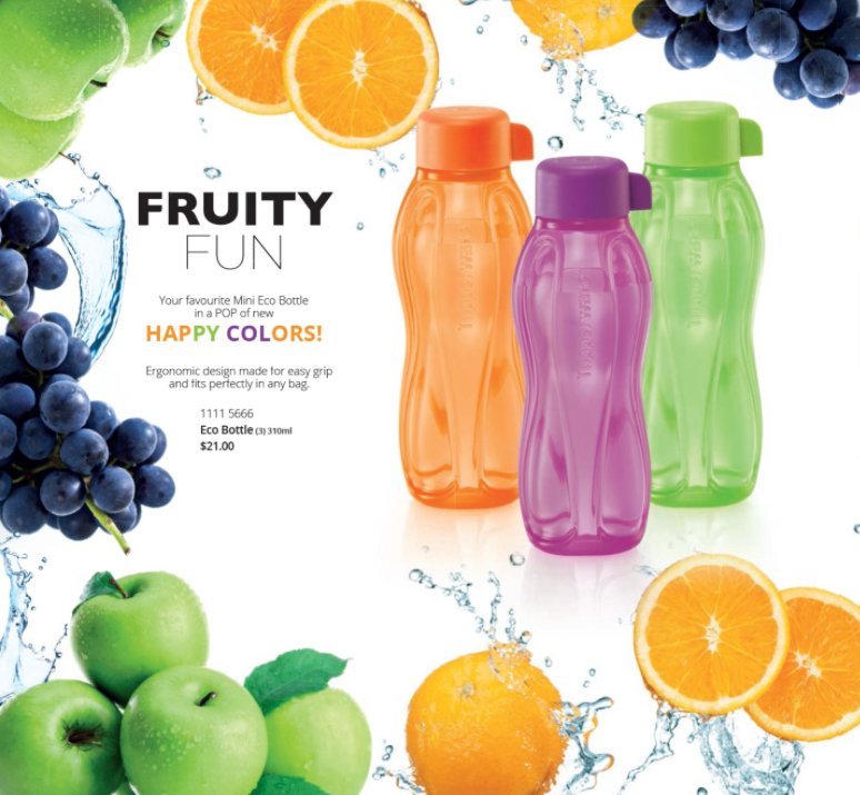 Tupperware Eco Water Bottle