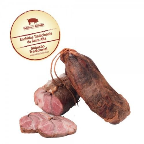 300 gr / 10,58 oz Traditional Portuguese SALPICÃグ Pork Loin Sausage * The Best