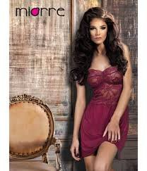 Gorgeus Lace Short Sleapwear Nightwear Babydoll Women Dress Lingerie Nightgown