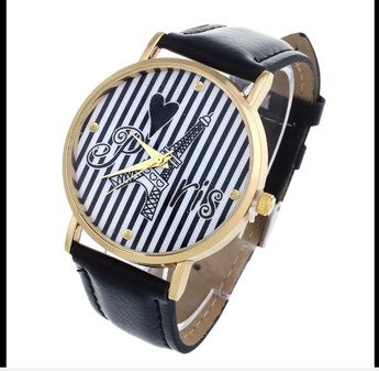 Paris Eiffel Tower Analog Quartz Wrist Watch