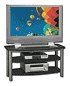 Bush - Verona TV Stand for Flat-Panel TVs Up to 42" - Black/Silver