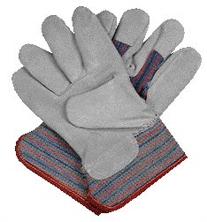 LEATHER WORK GLOVES (6 PAIRS)