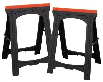 350 LB. CAPACITY SAW HORSE, 2 PIECE SET