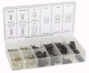 170 PC. U CLIP AND SCREW ASSORTMENT