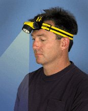 HEADLAMP WITH SWIVEL LENS