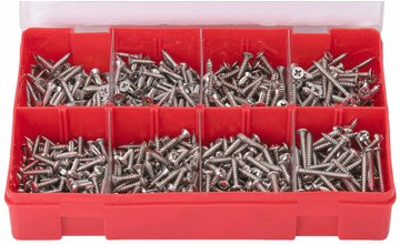 880 PC STAINLESS STEEL SCREW SET
