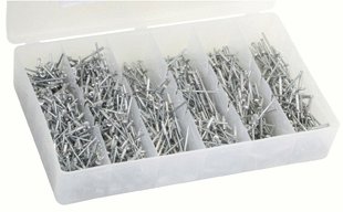 1/8" STEEL RIVETS (1000 PCS.)