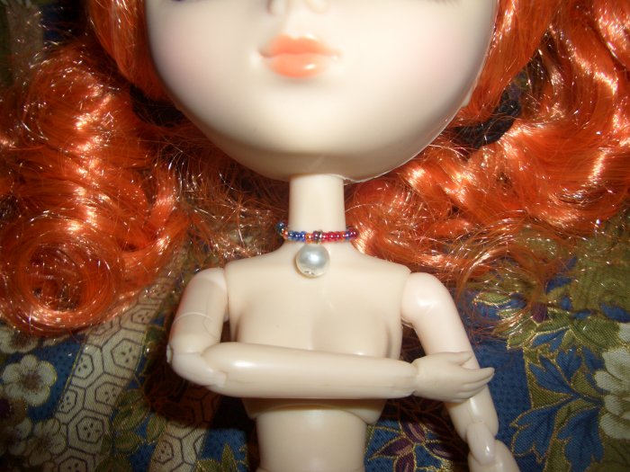 Pearl Drop Choker Necklace - Pullip